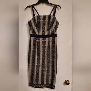 LITTLE MISTRESS Black Lace Dress US 8 UK 12